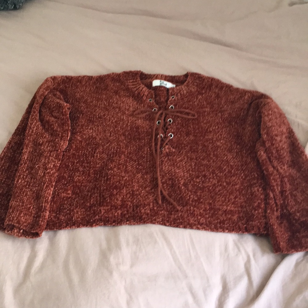 Copper Bell Sleeve Sweater